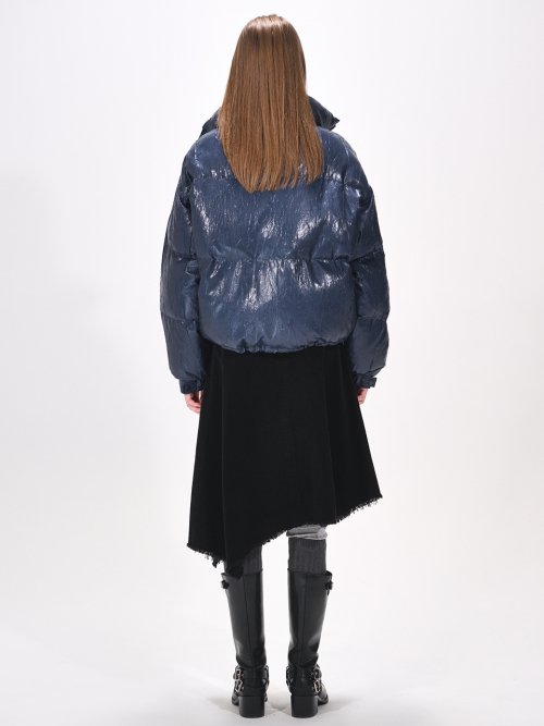 String Goose Down Jumper Midnight Blue + warmer