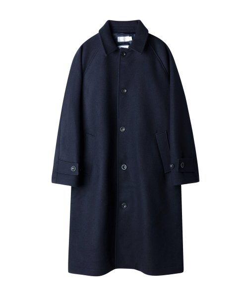 Тяжелое шерстяное пальто мастиф (Navy)