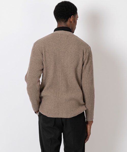 шерсть кардиган (BROWN)