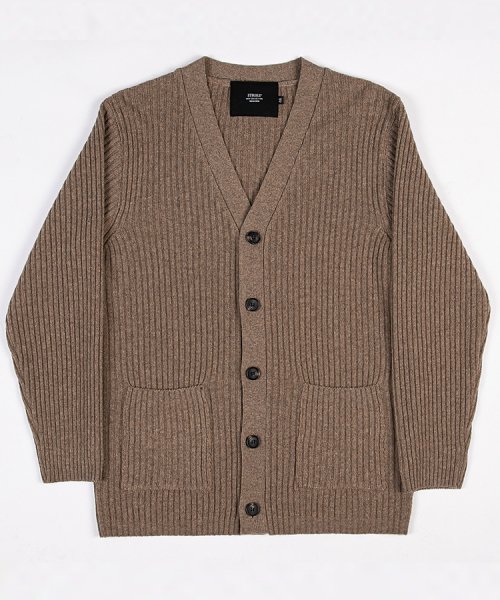 шерсть кардиган (BROWN)