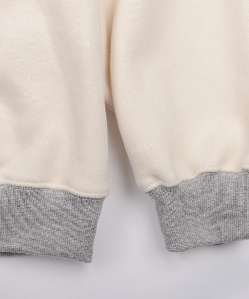 PIECE TEAM HALF ZIP CREW (IVORY)