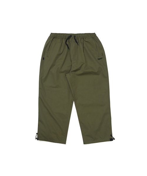 MUSINSA | BSRABBIT Logo Cotton Super Wide Pants Khaki