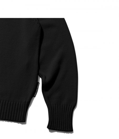 Single pullover knit (Black)