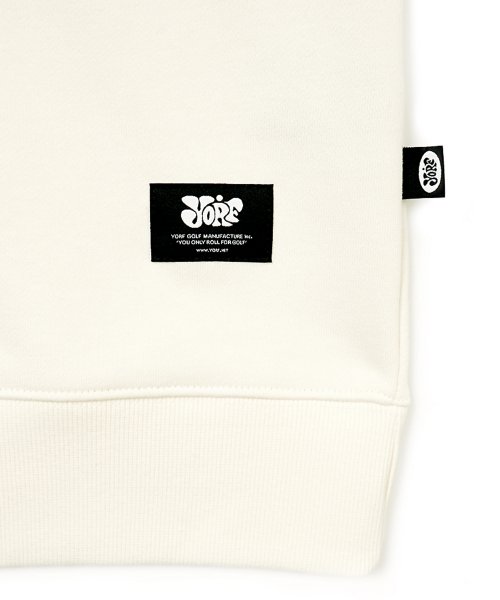 22 A/W PLAYER SWEAT CREWNECK IVORY