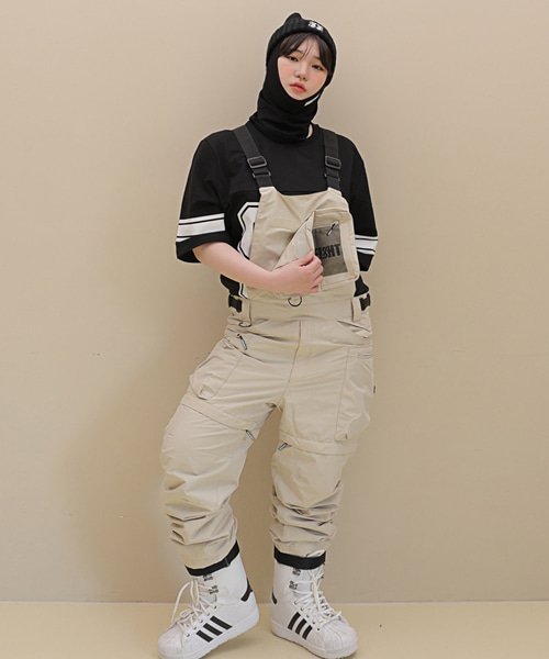 P-4 ten (beige, подвёрнутые брюки)