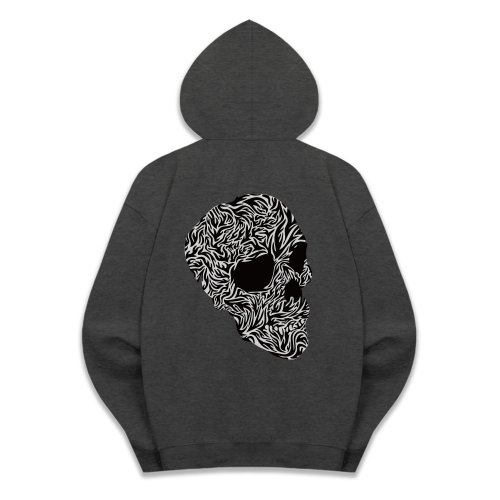 Худи на молнии G-Skeleton с начесом