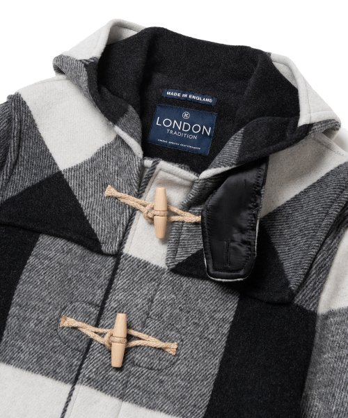 Martin Mens Duffle Coat - Charcoal Mix D6