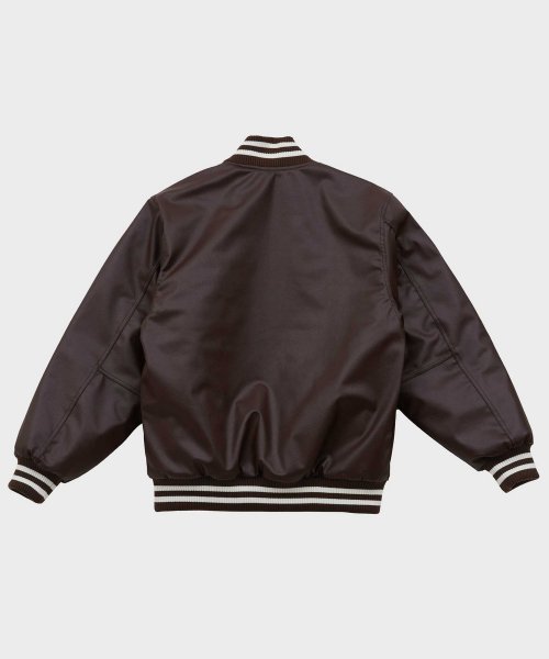 Кожаный бомбер (Brown)