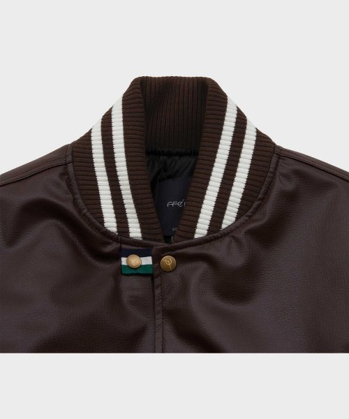 Кожаный бомбер (Brown)