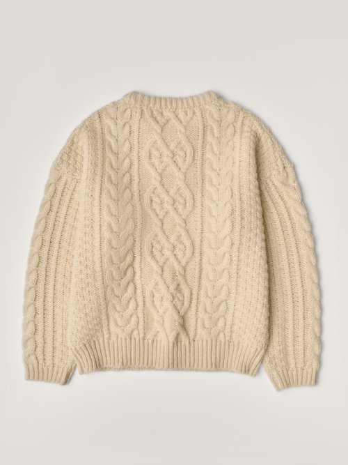 MUSINSA | SIENNE Old Father Sweater (Cream)
