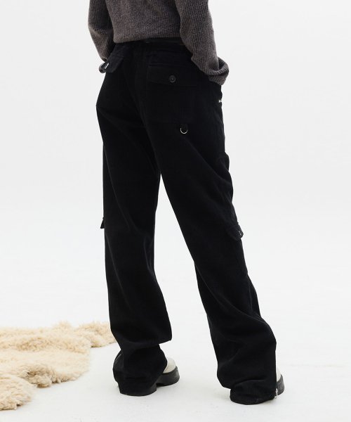 LX CORDUROY POCKET PANTS(BLACK)