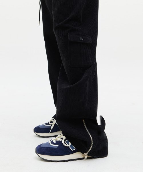 LX CORDUROY POCKET PANTS(BLACK)
