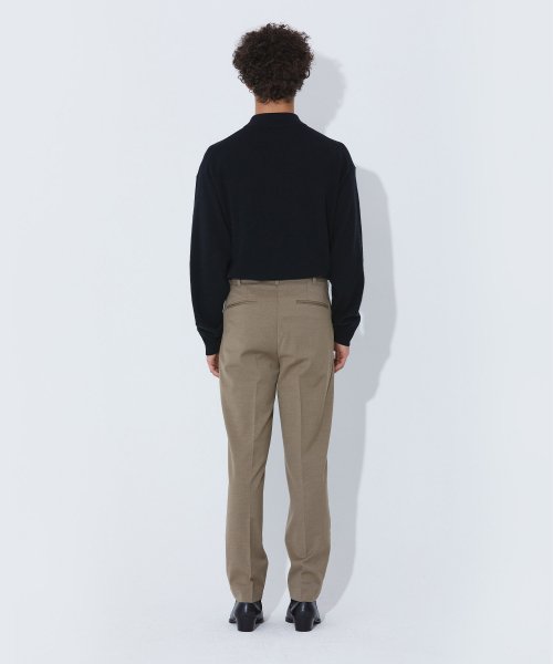 Зауженные брюки из шерсти_Beige