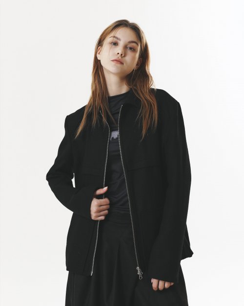 [UNISEX] WOOL LIGHT JUMPER BLACK