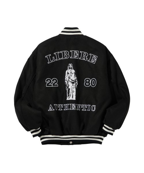 LIBERE VARSITYJACKET / BLACK
