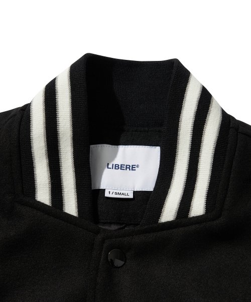 LIBERE VARSITYJACKET / BLACK
