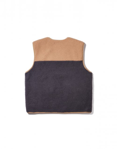 Флисовый жилет колор-блок (GRAY) (S233VT01)