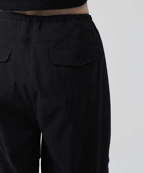 Women's Parachute Pants [Black] thumbnail 7