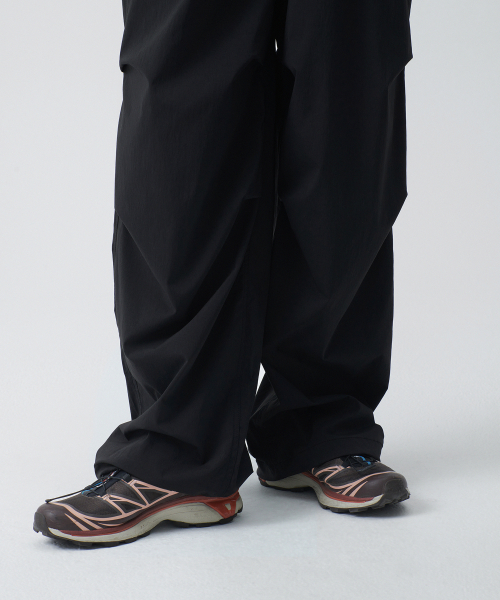 Women's Parachute Pants [Black] thumbnail 10