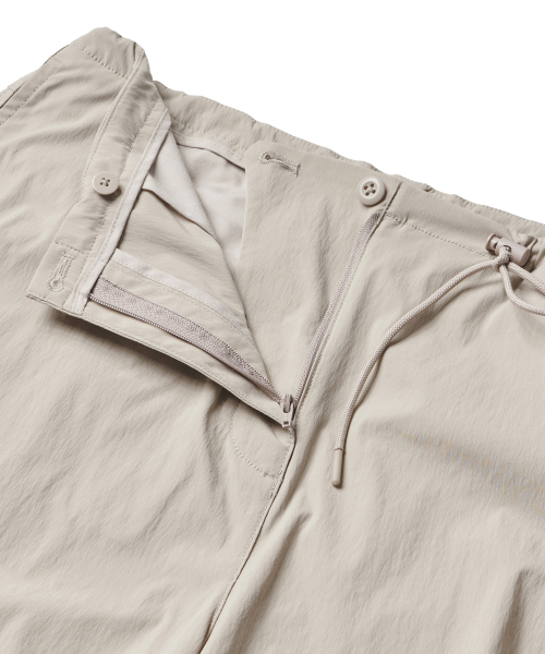 Women's Parachute Pants [Light Beige] thumbnail 4