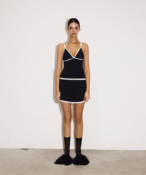линия Camisole  топик (черный)