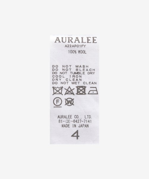 MUSINSA | AURALEE Men's Wool Felt Yarn Knit - Black / A22AP01FYBLACK