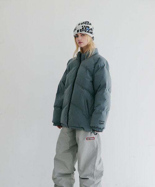 MUSINSA | BSRABBIT Drink Sexy Puffer Wellon Puffer Jacket Khaki