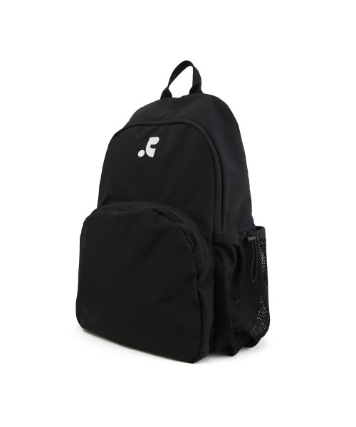 MUSINSA | REST&RECREATION RR LOGO NYLON BACKPACK BLACK