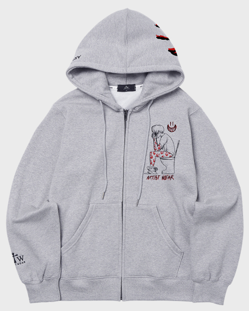 Худи на молнии ATW X TWOFACE Space Out_GY