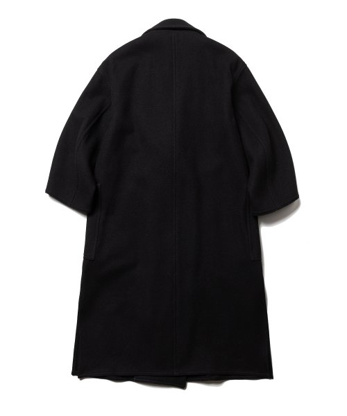 Slit Oversize Ladies Chester пальто - черный 6999