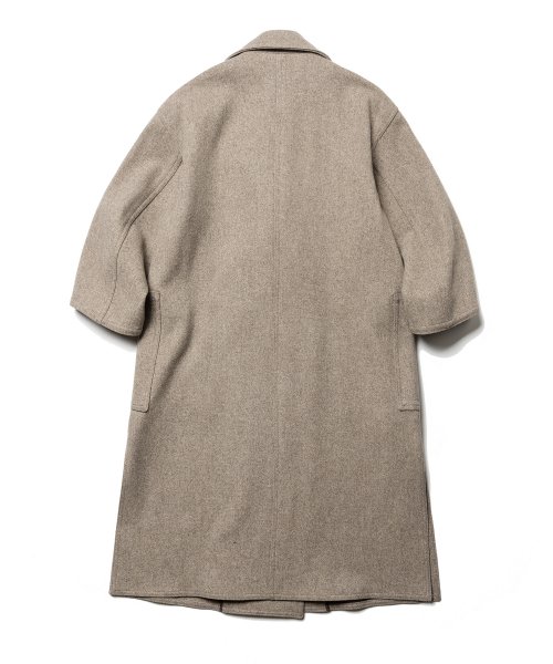 Slit Oversize Ladies Chester пальто - DK. Mushroom M228