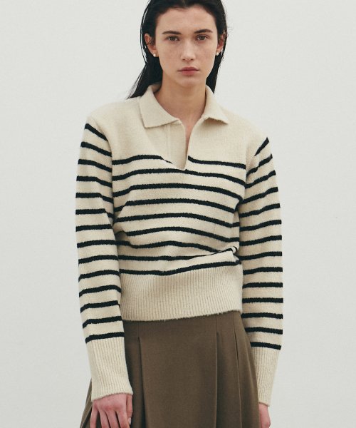 COLOR STRIPE KNIT