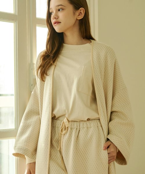 elder organic длинный брюки - beige