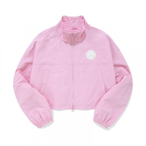 MUSINSA | KIRSH Doodle Cherry Crop Windbreaker [Pink]