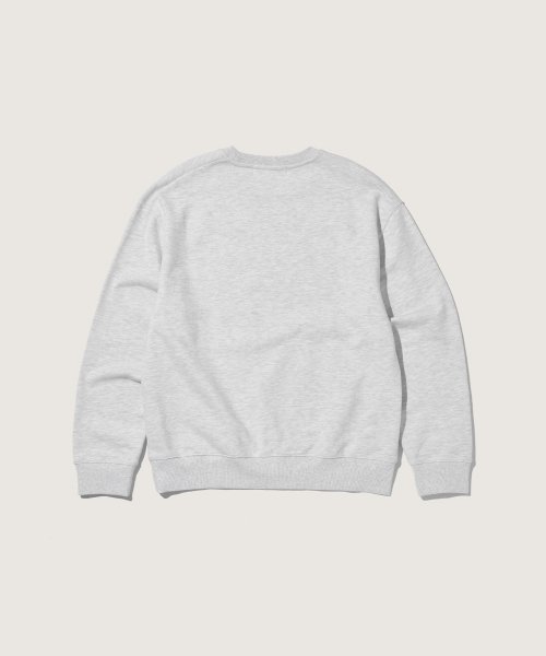 Свитшот с флаговым графическим принтом Melange Grey