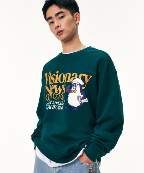 VSW News Editor Crewneck Dark Green