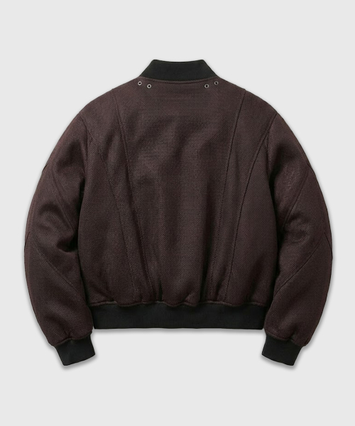 METALIC DOUBLE сетка BOMBER пиджак BURGUNDY