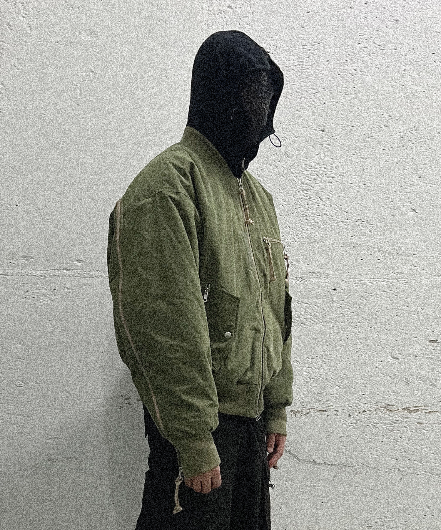 MULTI ZIPPER BOMBER пиджак [KHAKI]