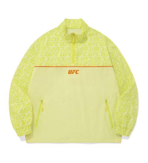 Оверсайз анорак с монограммой UFC Neon Yellow U2JKU1309NY
