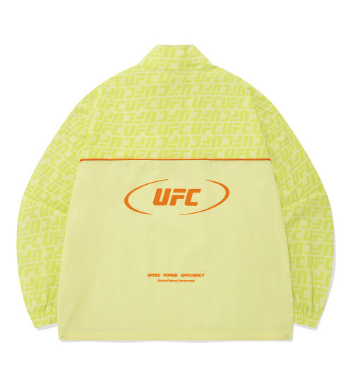 Оверсайз анорак с монограммой UFC Neon Yellow U2JKU1309NY