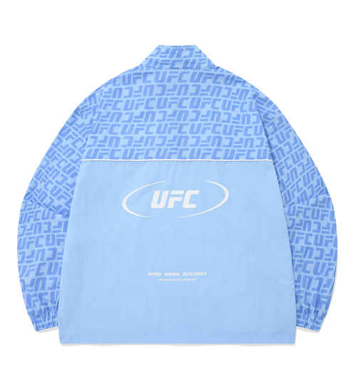 UFC логотип монограмма оверсайз анорак куртка синий U2JKU1309SB
