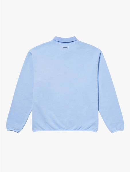 FC STONE WASHED COLLAR SWEAT-LIGHT BLUE
