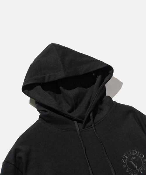 Худи с силиконовым логотипом_Black