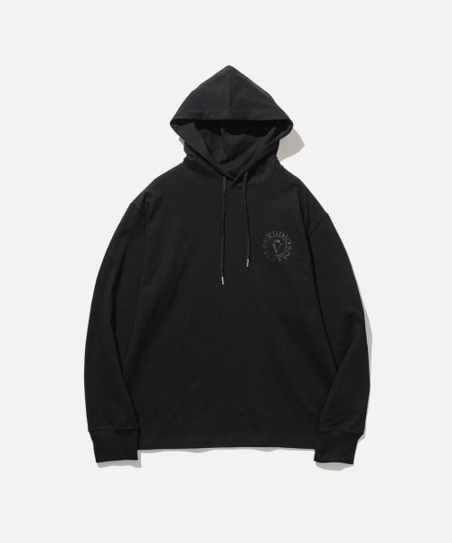 Худи с силиконовым логотипом_Black