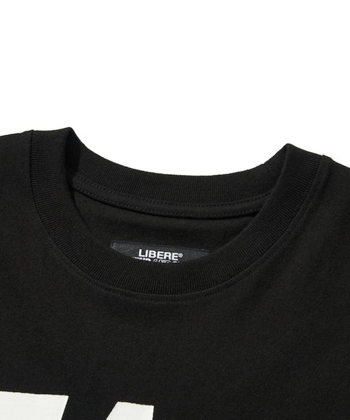 ランキング受賞 L Black ls WDS white- X wds LIBERE The GRAPHIC tee ...