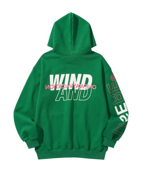 WDS X LIBERE PULLOVER HOODIE / GREEN