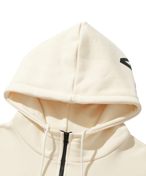 WDS X LIBERE HARF-ZIP HOODIE / WHITE