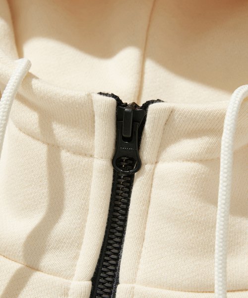 WDS X LIBERE HARF-ZIP HOODIE / WHITE