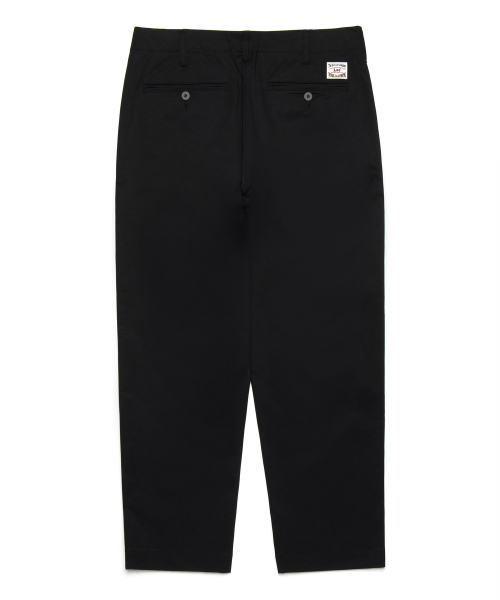 Хлопковые зауженные чино Black