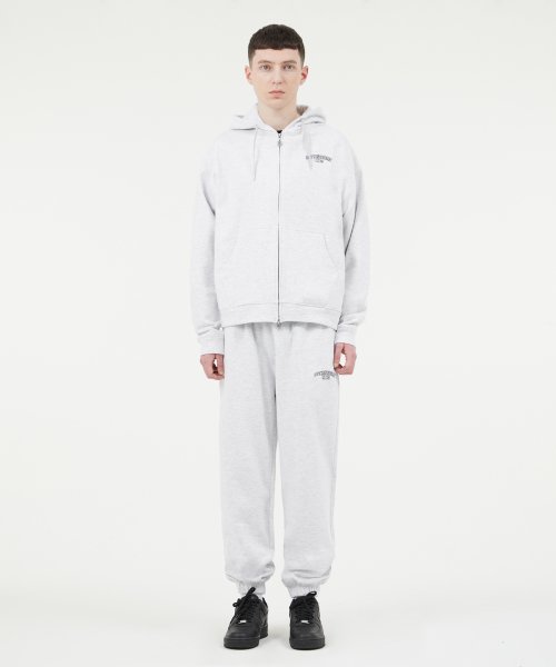ARCH FN ZIP-UP HOODIE light heather gray
